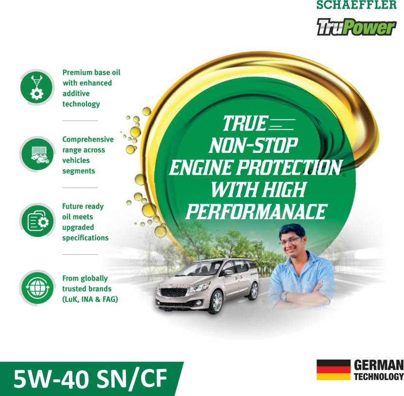 SCHAEFFLER TRUPOWER FULLY SYNTHETIC 5W-40 CAR ENGINE OIL (3.5 LTRS)