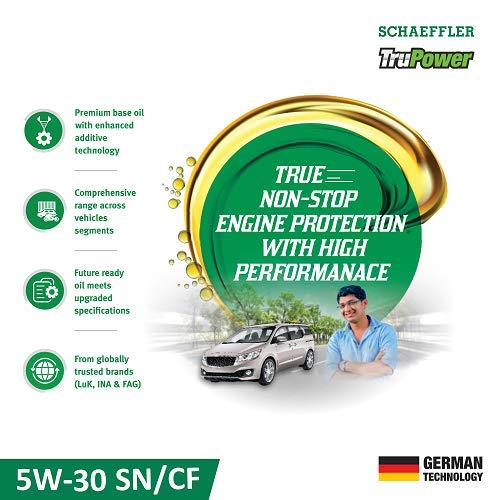 SCHAEFFLER TRUPOWER FULLY SYNTHETIC 5W-30 CAR ENGINE OIL (3.5 LTRS)