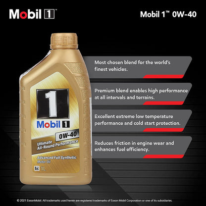 MOBIL 0W40 1 LTR