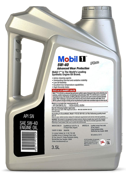 MOBIL 1™ FS X2 5W-40 3.5LTRS